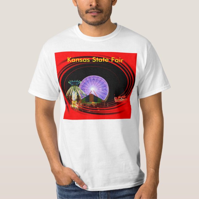 Kansas-Staats-angemessener FahrT - Shirt (Vorderseite)