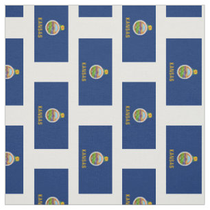 Kansas-Staats-Flagge Stoff