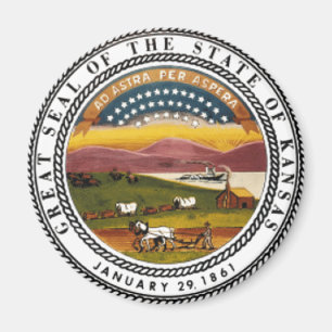 Kansas-Staats-Siegel Magnet