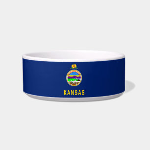 Kansas Staatsflagge-siegel Napf
