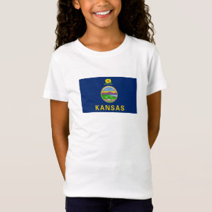 Kansas Staatsflagge T-Shirt
