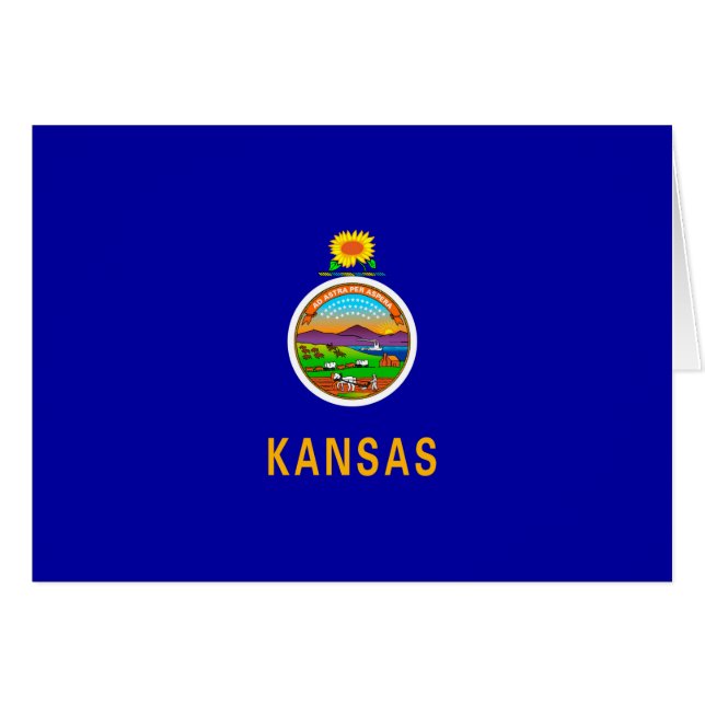 Kansas State Flag (Vorderseite (Horizontal))