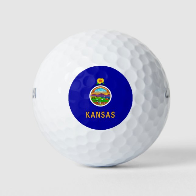 Kansas State Flag Golfball (Vorderseite)