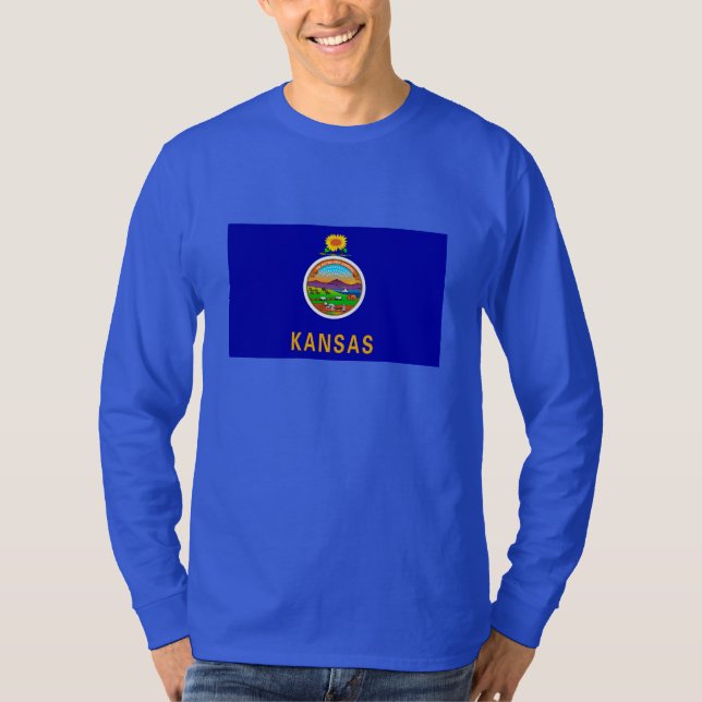 Kansas State Flag T-Shirt (Vorderseite)