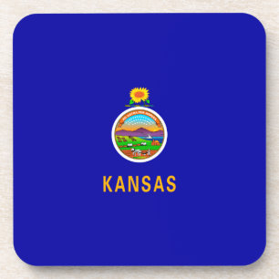 Kansas State Flag Untersetzer