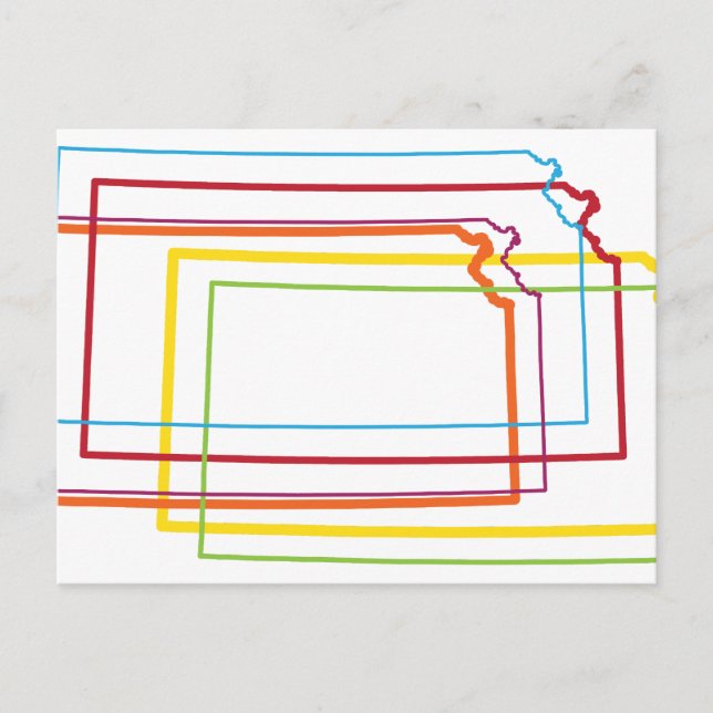 Kansas-Stolz Postkarte (Vorderseite)