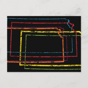 Kansas-Stolz Postkarte