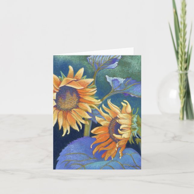 Kansas Suns Sunblumen Karte (Vorderseite)