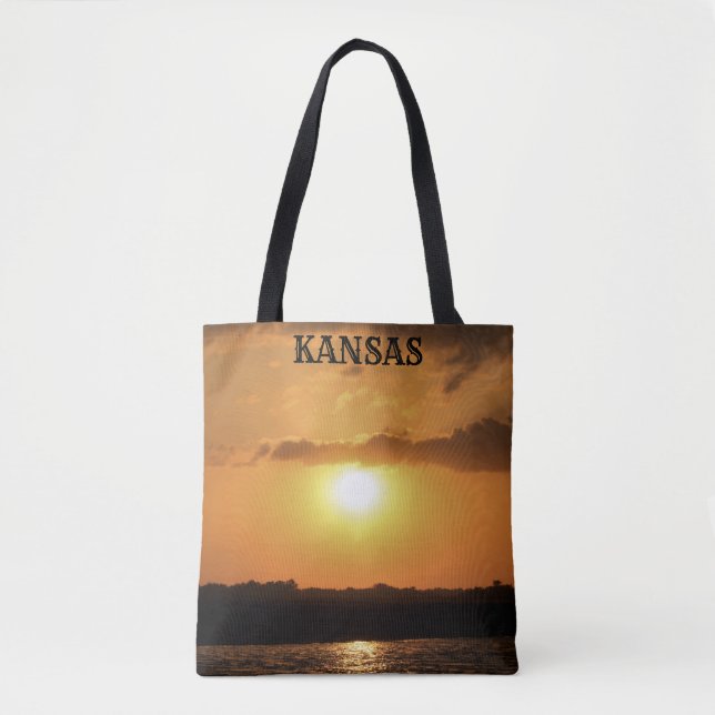 Kansas Sunset Tote Bag (Vorderseite)
