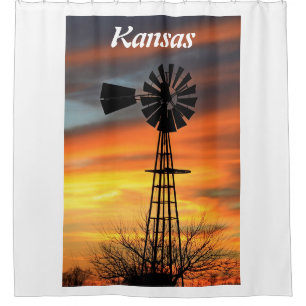 Kansas Sunset's Duschvorhang