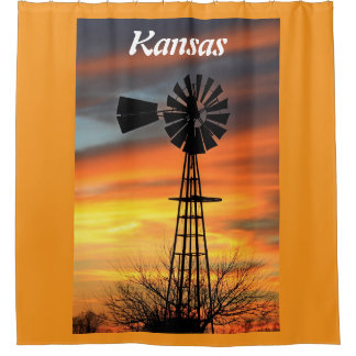 Kansas Sunset's Duschvorhang