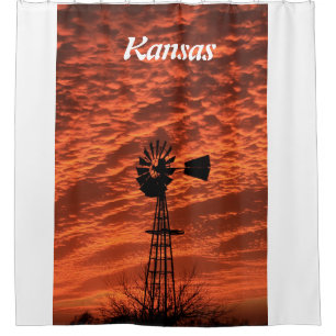 Kansas Sunset's Duschvorhang