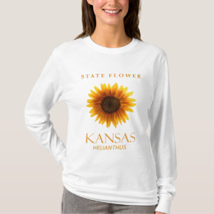 Kansas-Territoriumsblume Die Helianthus T-Shirt