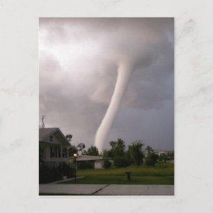 Kansas Tornado Postkarte
