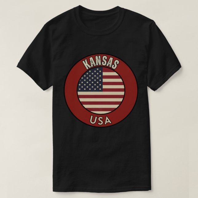 Kansas United States of America T-Shirt (Design vorne)