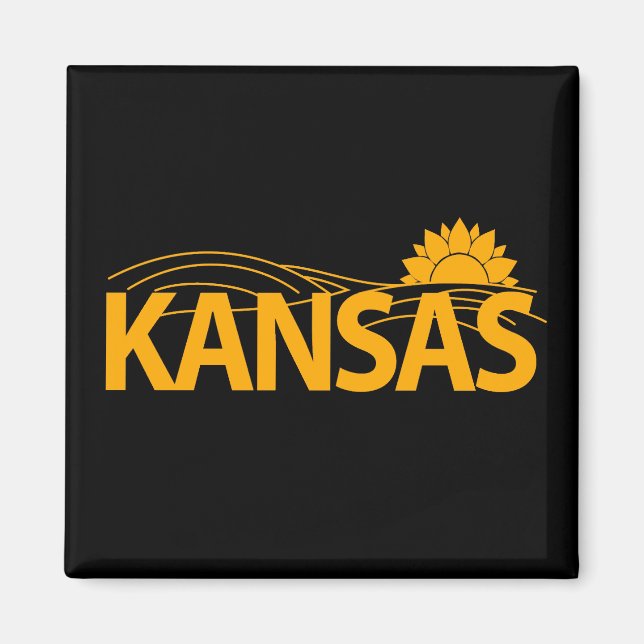 Kansas USA Magnet (Vorne)