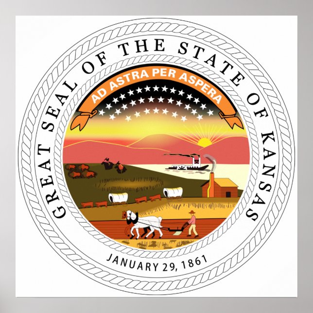 Kansas, USA Poster (Vorne)