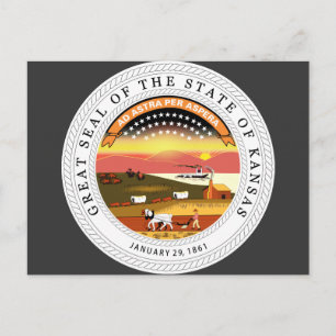 Kansas, USA Postkarte