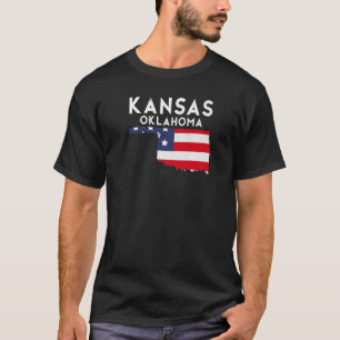 Kansas USA Staat America Travel Oklahoman Premium T-Shirt