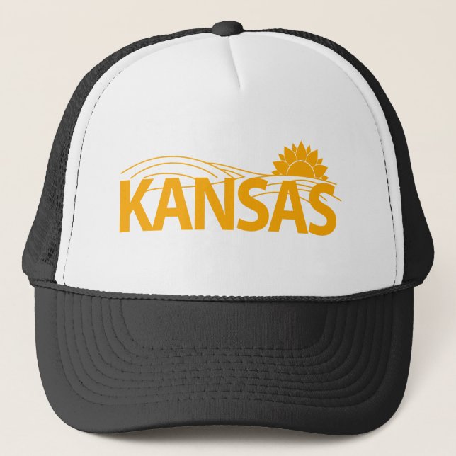 Kansas USA Truckerkappe (Vorderseite)