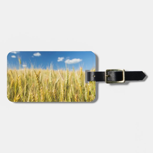 Kansas-Weizen Gepäckanhänger (Vorderseite horizontal)