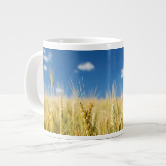Kansas-Weizen Jumbo-Tasse (Vorderseite Links)