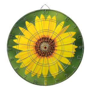 Kansas Wild Sunflower ProfiledInk Dart Board Dartscheibe