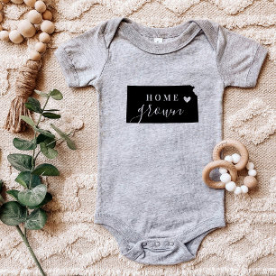 Kansas Zuhause Grown Staat T-Shirt Baby Strampler