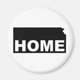 Kansas Zuhause weg vom Staat Kühlschrankmagnet Magnet