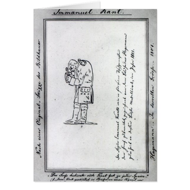 Kant mischender Senf, 1801 (Vorne)