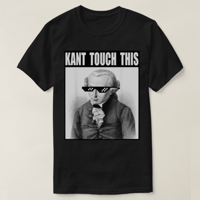 Kant Touch Das erinnert sich an eine sonnige Philo T-Shirt (Design vorne)