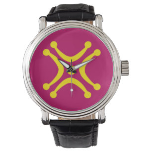 Kantabrische Lábaru-Flagge Armbanduhr