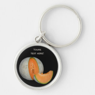 Kantaloupe Melon Schlüsselanhänger