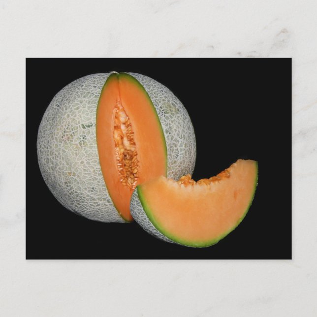 Kantalupe Melon Postkarte (Vorderseite)