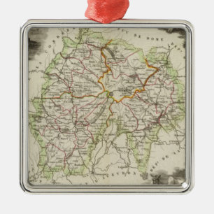 Kantalupe Silbernes Ornament