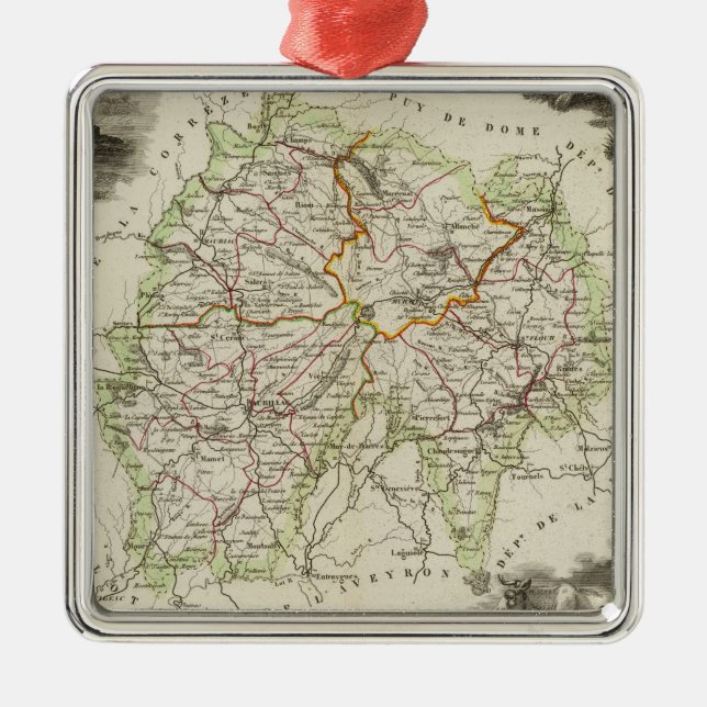 Kantalupe Silbernes Ornament (Vorne)