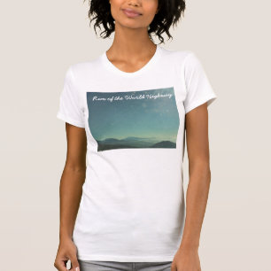 Kante der Weltlandstraße T-Shirt