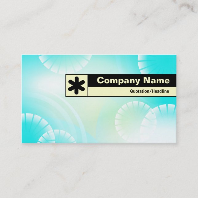 Kante markiert - Abstrakt 02 Visitenkarte (Vorderseite)