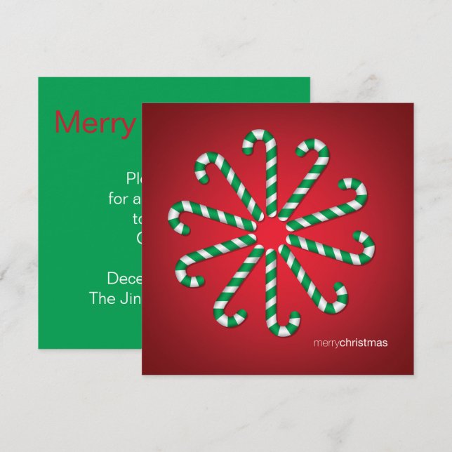 Kantenkreis Einladung (Vorne/Hinten)