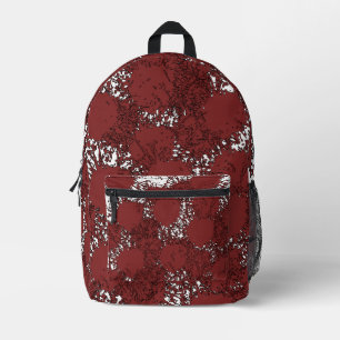 Kantige Grunge-Rucksack – Trendig & Kühn Bedruckter Rucksack