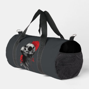 Kantige Krähen-Schädel-Gothic-Grunge-Taktische Spo Duffle Bag