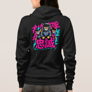 Kantige Street Cat Hoodies für Frauen
