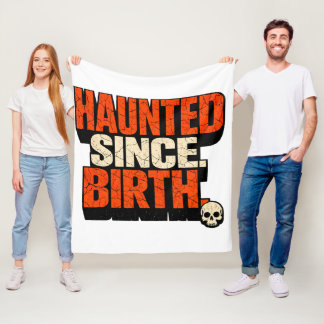 Kantiger Gothic seit Geburt verflucht ADHS-Totenko Fleecedecke