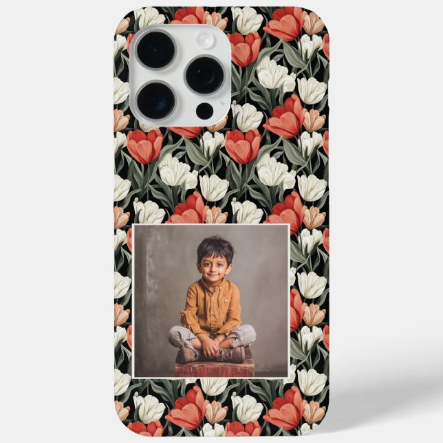 Kantiges Geschenk-Tulpen-Blumenfoto  Case-Mate iPhone Hülle (Rückseite)