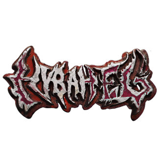 Kantiges Heavy-Metal-Graffiti-Logo 3D Metallisches T-Shirt