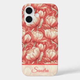 Kantiges Lehrer Dankeschön Geschenk Tulpe Blumen N iPhone 16 Hülle