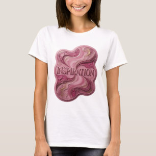 Kantiges Rosa INSPIRATION Custom-T-Shirt T-Shirt