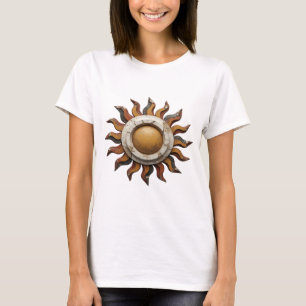 Kantiges Silber ABSTRACTE KUNST Abstrakte Gestaltu T-Shirt