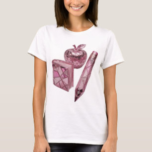 Kantiges Silber ABSTRACTE KUNST Abstrakte Gestaltu T-Shirt