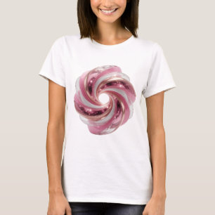 Kantiges Silber SPACE GALAXY Modernes Design T-Shirt